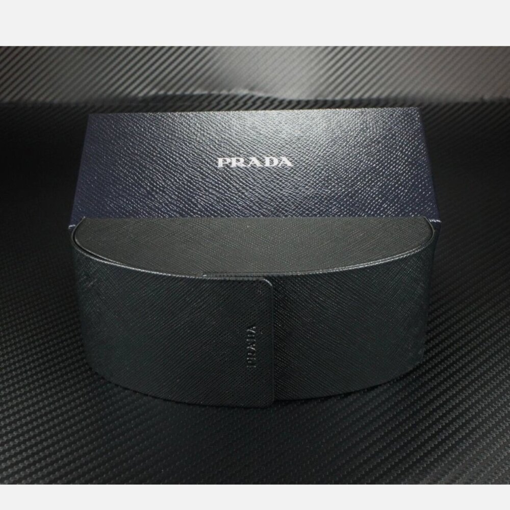 PRADA 60mm Black Dark Grey Men's Sunglasses - Picture 5 of 5